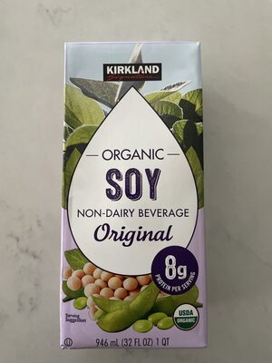 Kirkland Signature Organic Soy Non-Dairy Beverage Original