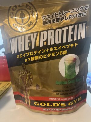 ゴールドジム ゴールドジムホエイプロテインメロンソーダ味