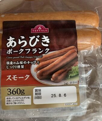トップバリュ Pork Frank Hot Dog