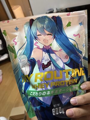 my routine プロテイン ネギポタージュ風味
