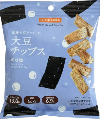 BIOKURA 国産大豆でつくった大豆チップス のり塩