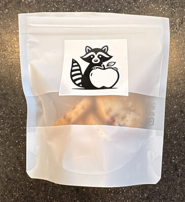 白か黒か リンゴのポリフェノールと食物繊維が入ったクッキー