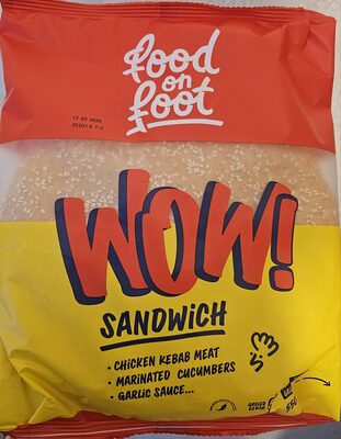 Mantinga food on foot WOW sandwich