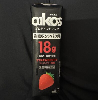 ダノンジャパン oikos オイコスプロテインドリンクストロベリー風味
