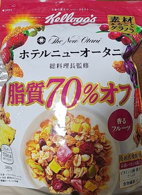 ケロッグ 素材まるごとグラノラ糖質70%オフ