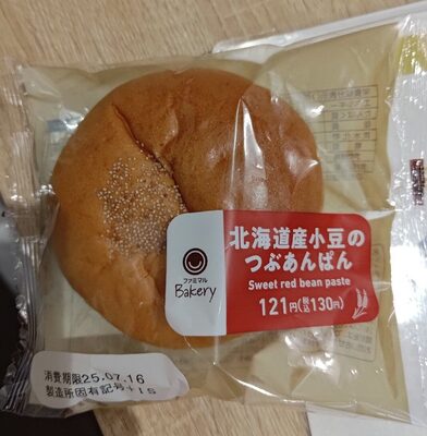 ファミリーマート 北海道産小豆のつぶあんぱん