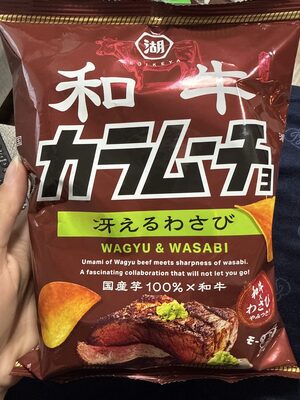 湖池屋 Wagyu & Wasabi chips