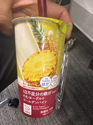 チチヤス 1日不足分の鉄分 のむヨーグルトゴールデンパイン