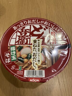 日清 日清どん兵衛 あっさりおだしがおいしい揚げ玉そば