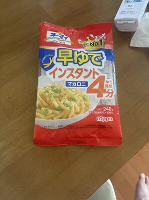 ニップン オーマイ早湯でインスタントマカロニ4分茹で