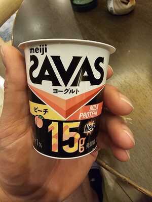 Saves ザバス MILK PROTEIN ヨーグルト 脂肪0 ピーチ