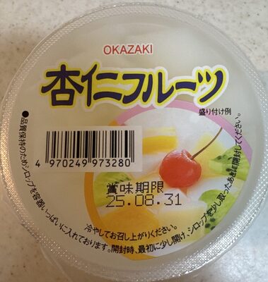 岡崎物産 杏仁フルーツ