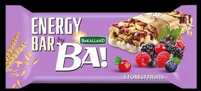 Bakalland シリアルバー 5種のフォレストベリー