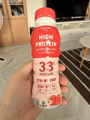 Sunshine Dairy High Protein Lactose Free Milk Strawberry